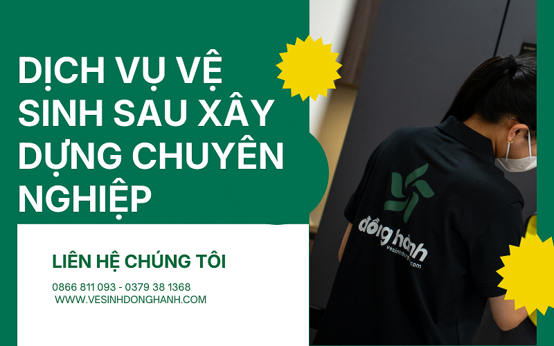 Liên hệ Vệ Sinh Đồng Hành để sử dụng dịch vụ vệ sinh sàn nhà sau xây dựng chuyên nghiệp