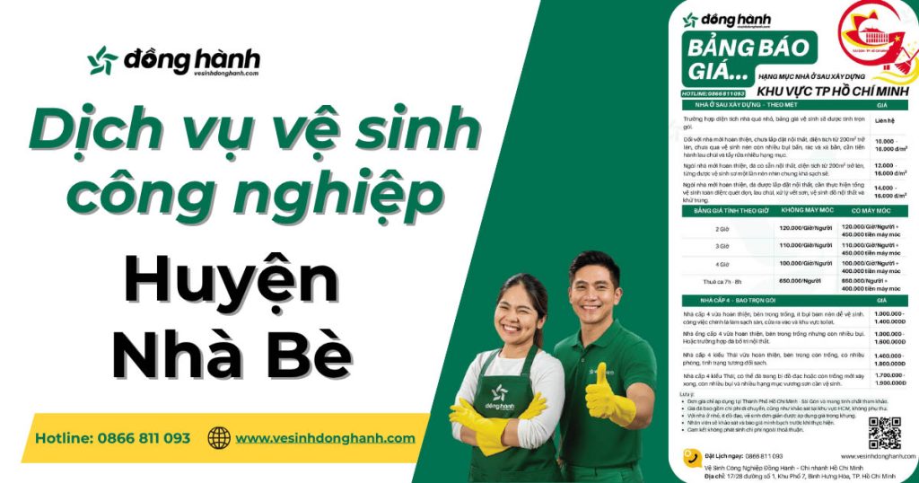 Dịch vụ vệ sinh công nghiệp Nhà Bè
