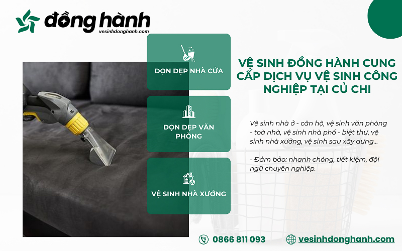 Tổng quan vệ sinh công nghiệp Củ Chi