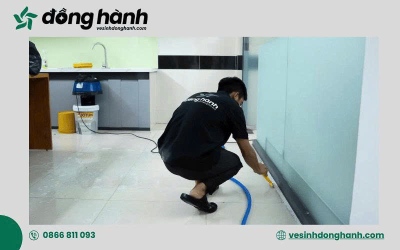 Vệ Sinh Đồng Hành thực hiện vệ sinh công nghiệp tại quận 9