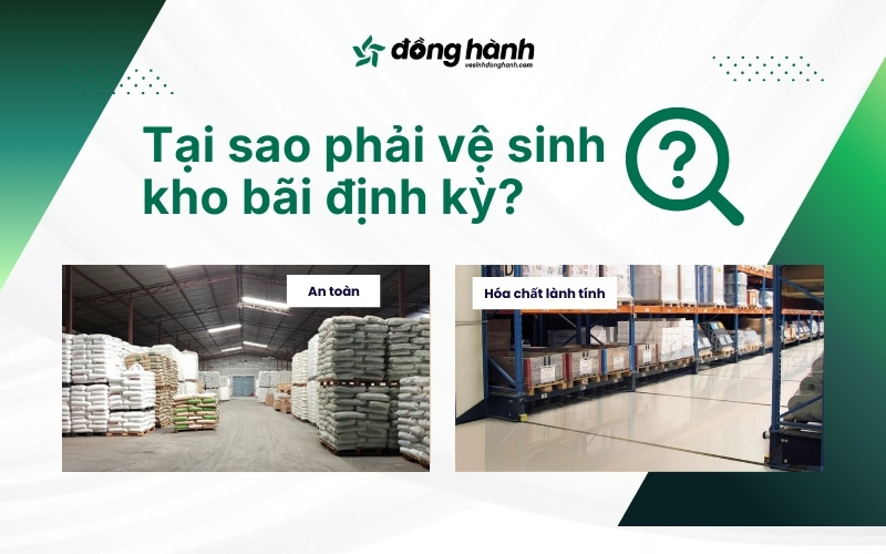 Tại sao phải vệ sinh kho bãi định kỳ?