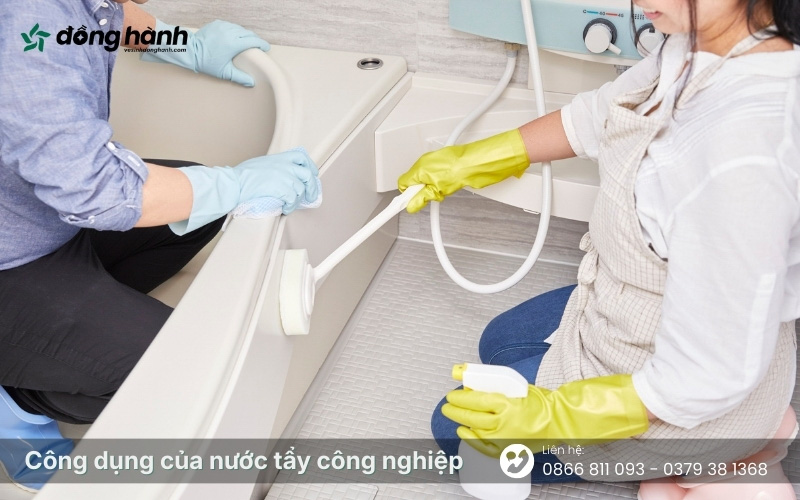 Công dụng của nước tẩy công nghiệp